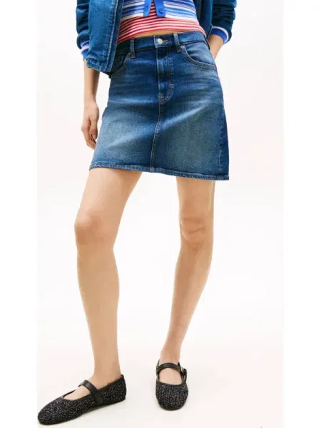 Tommy Jeans Szoknyák farmer kék