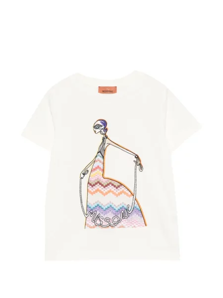 Dětské tričko Missoni bílé