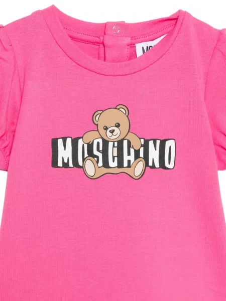 Szorty dziecięce Moschino różowe