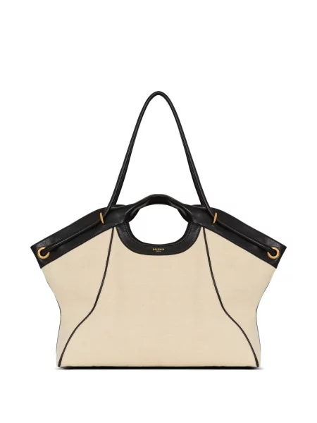 Geantă shopper Balmain din piele