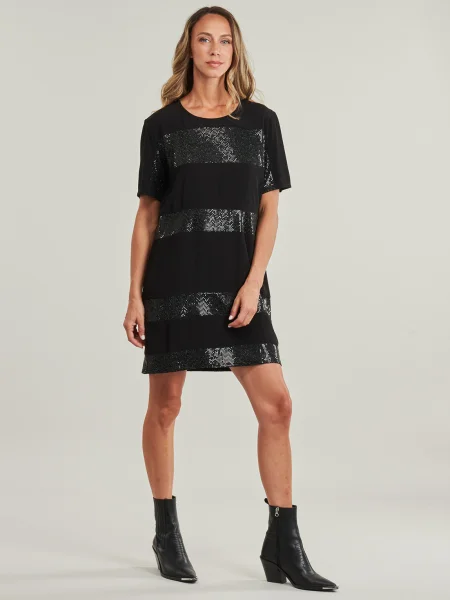 Rochie Freeman T.porter cu dungi negru