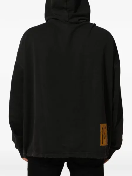 Mikina s kapucňou Dolce & Gabbana čierna