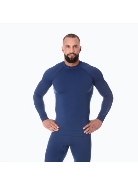 Тепловое термобелье Brubeck с длинным рукавом синее