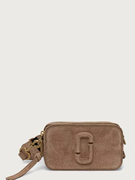 MARC JACOBS сумка крос-боді замшева THE SNAPSHOT