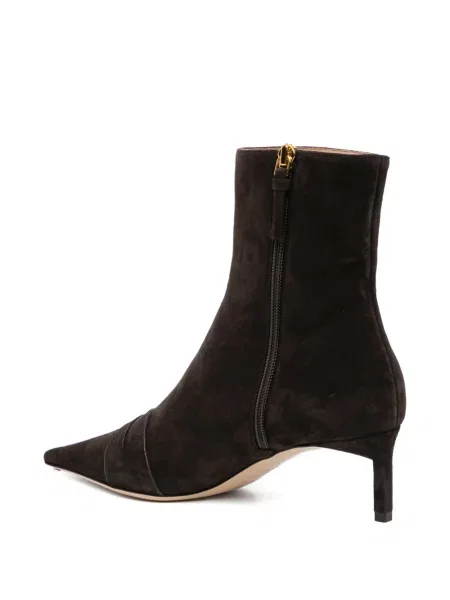 Botine Tom Ford cu vârf ascuţit maro