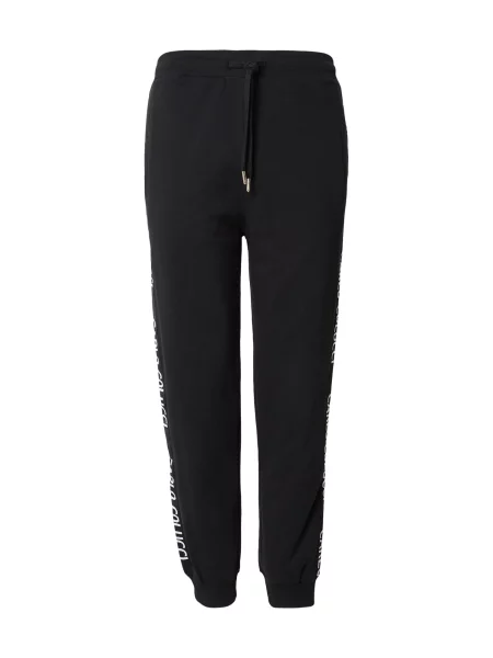 Carlo Colucci Pantaloni negru alb