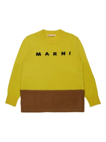 Sweter dziecięcy Marni żółty