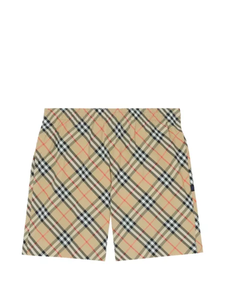 Slip de baie Burberry în carouri