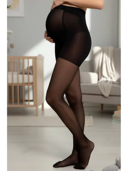 Sokisahtel Καλσόν MAMMA DONNA 20 DEN maternity tights' μαύρο