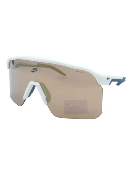 Ochelari de soare Nike cu cordon din jerseu cu imprimeu abstract gri