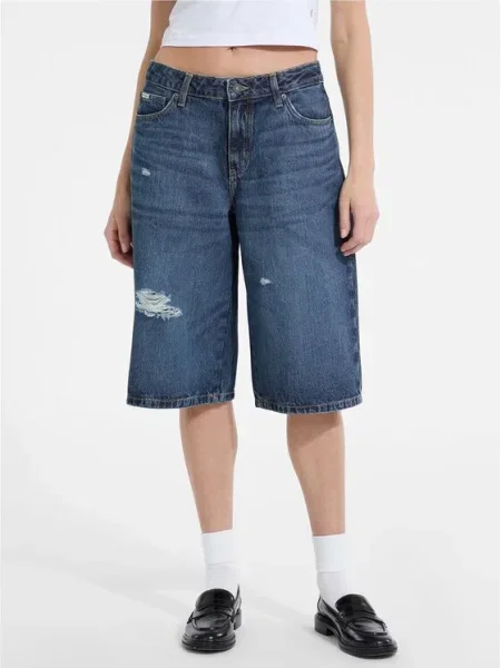 Guess Jeans Дънкови шорти син