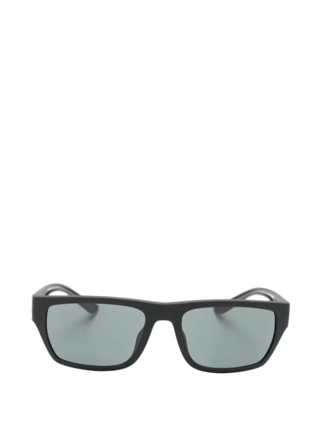 Ochelari de soare dreptunghiulari Emporio Armani negru