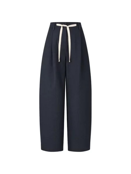 Pantaloni Tomboy cu cordon albastru