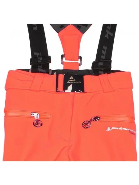 Pantaloni de schi copii Peak Mountain portocaliu