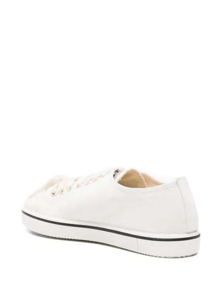 Sneakerși Fiorucci din canvas alb