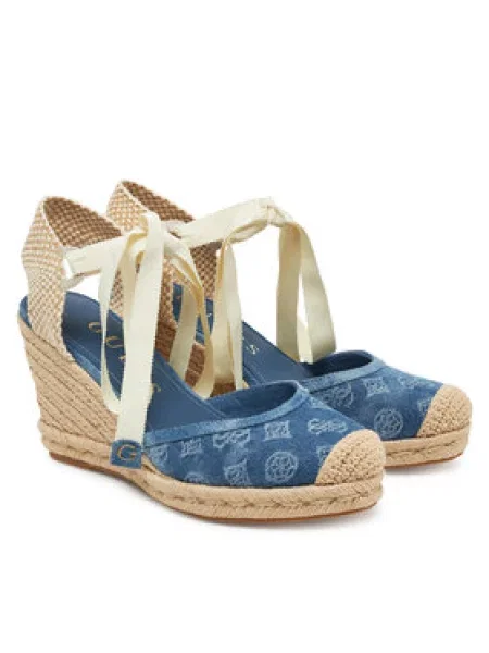 Guess Espadrilky FLJCYR modrá