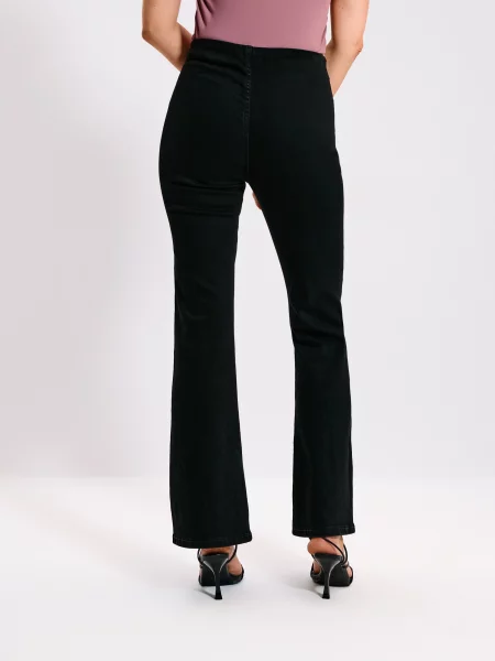 Джинсы клеш Sinsay черные