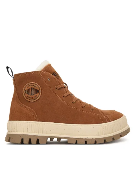 Palladium Bakancs Pallashock Zip Warm barna