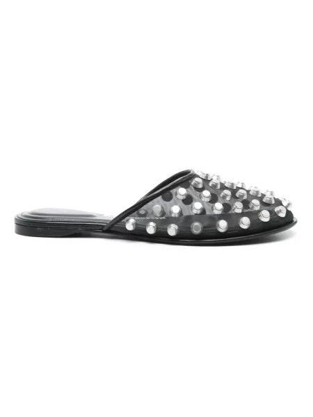 Klapki Alexander Wang bez obcasa czarne