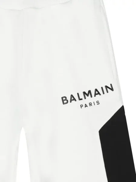 Spodnie dziecięce Balmain białe