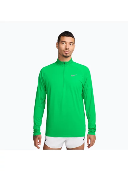Кофта для бігу Nike Stride Zip Dri-Fit green spark зелений