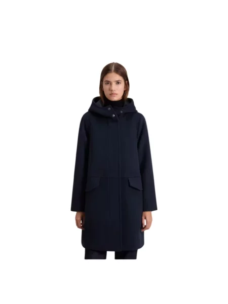 Płaszcz Woolrich niebieski