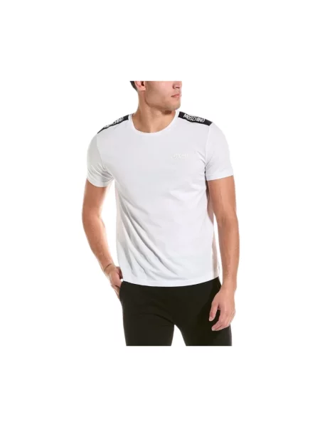 Koszulka Moschino z logo biała