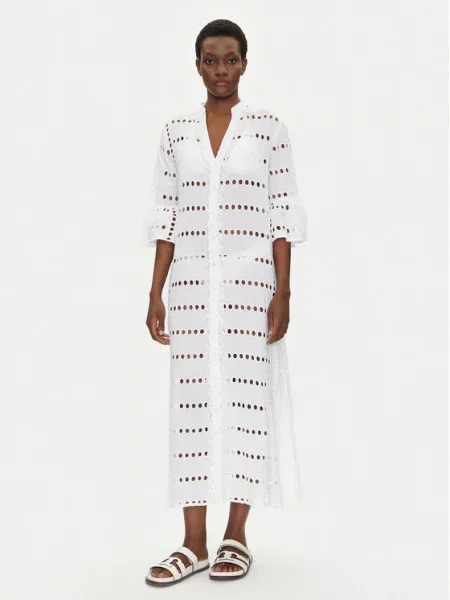 Obleka za na plažo Iconique bela