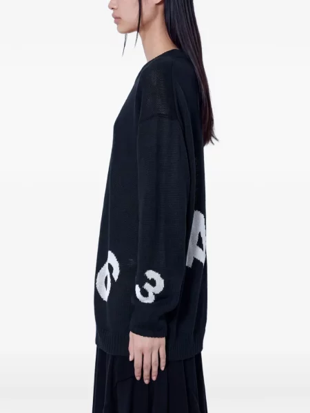 Lung pulover Yohji Yamamoto negru