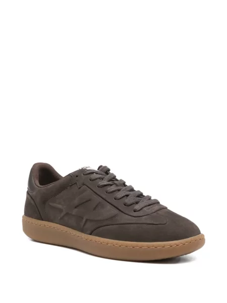 Sneakerși Ash din piele de căprioară maro