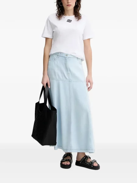 Tricou Munthe cu broderie alb
