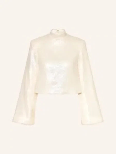 Malina Bluzka Line Z Cekinami weiss