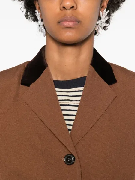 Sacou Marni de catifea maro