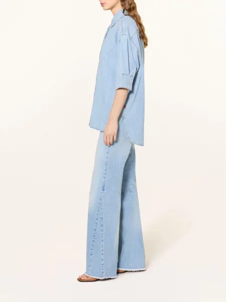 Jeansy Joop! Jeans z wysoką talią niebieskie