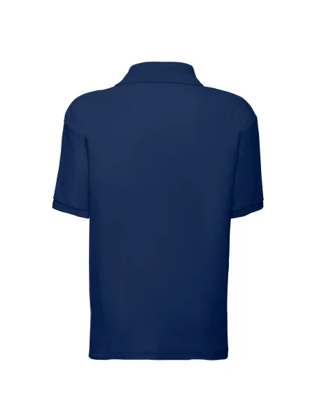 Tricou polo copii Fruit Of The Loom albastru