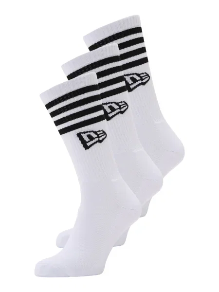 NEW ERA Șosete negru alb