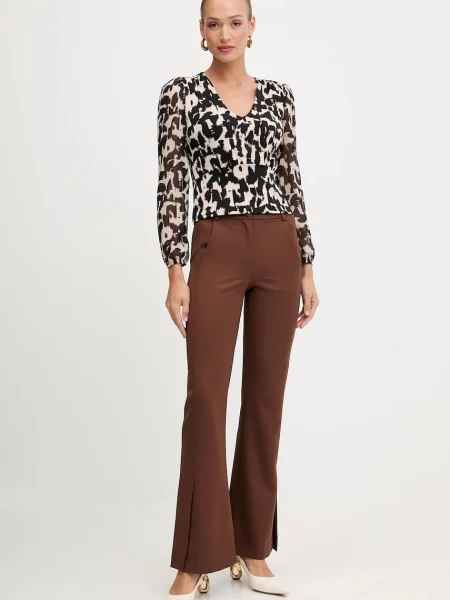 Блузка Morgan візерунок TRITA коричневий