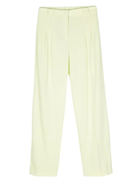 Pantaloni Patrizia Pepe plisate verde