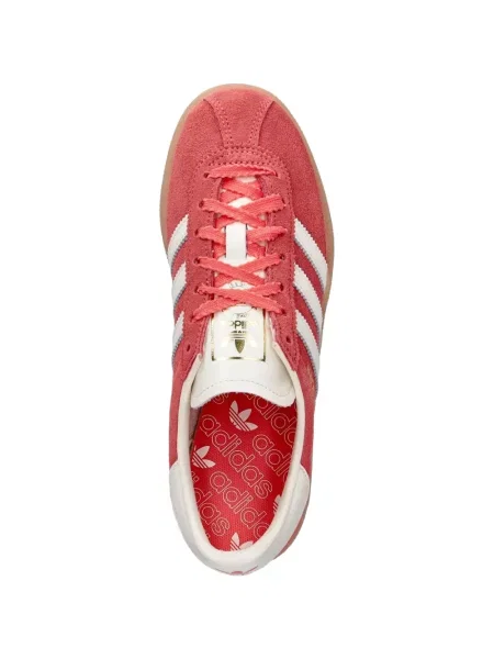 Pantaloni Adidas tricotate cu autograf alergare albastru