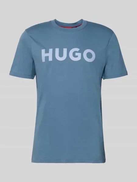 T-shirt o kroju regular fit z czystej bawełny model ‘DULIVIO’ Hugo