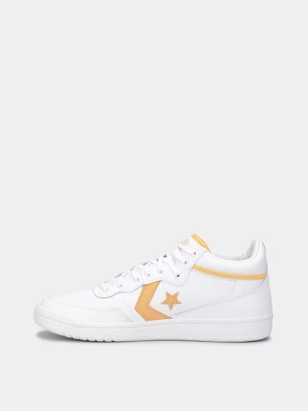 Кожаные кеды Converse белые