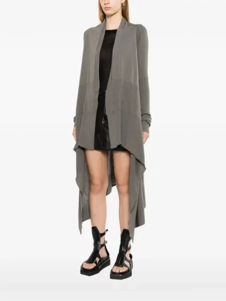 Cardigan Rick Owens asimetric gri