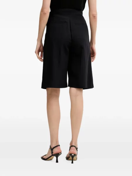 Cu centură pantaloni scurți Sisley plic negru