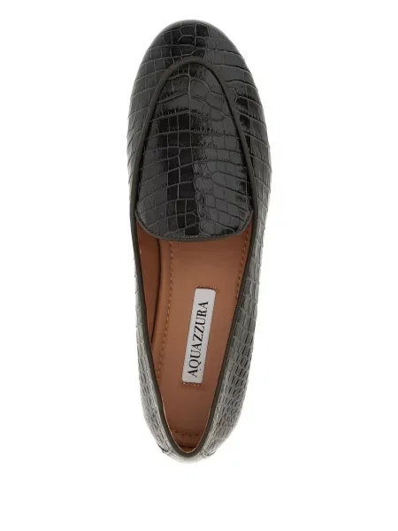 Pantofi loafer Aquazzura din piele negru
