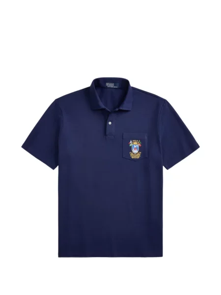 Ριγέ δερμάτινος κάλτσες Polo Ralph Lauren με κορδόνι μαύρο