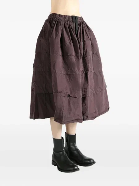 Warstwowa spódnica midi Casey Casey do kolan fioletowa