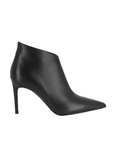 Buty do kostki Sergio Levantesi skórzane czarne