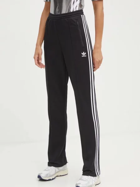 Adidas Originals pantaloni de trening Adicolor cu imprimeu negru