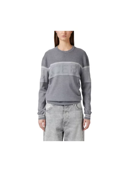 Sweter Iceberg wełniany szary