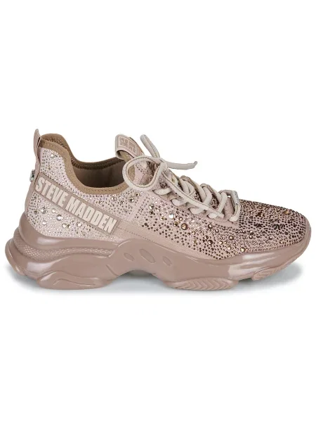 STEVE MADDEN Rövid szárú sportcipők Mistica bézs / bronz barna